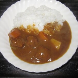 ☆肉団子カレーライス☆